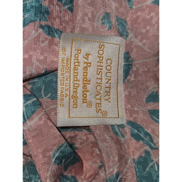 Vintage Country Sophisticates By Pendleton Floral Print Blouse & Skirt Set Sz10 - Picture 8 of 16